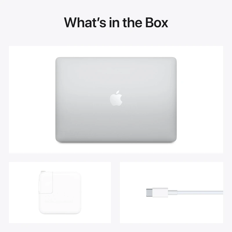 لپ تاپ 13 اینچی اپل مدل MacBook Air MGN93 2020 LLA-M1-8GB RAM-256GB SSD