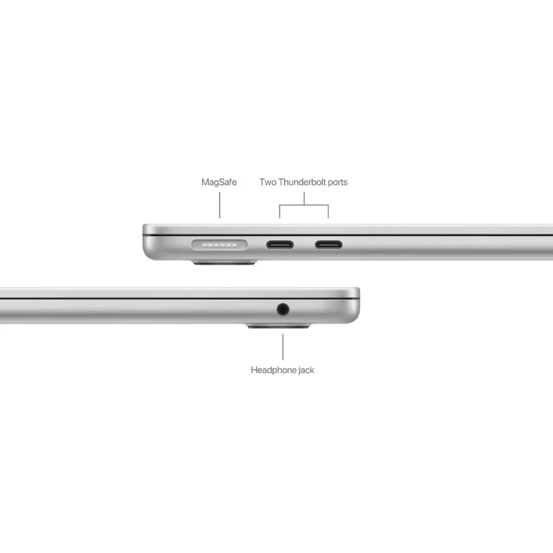 لپ تاپ 13.6 اینچی اپل مدل MacBook Air MRXT3 2024 ZPA-M3-8GB RAM-256GB SSD