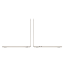 لپ تاپ اپل 13.6 اینچی مدل MacBook Air MRXU3 M3 2024 8GB 512GB LLA