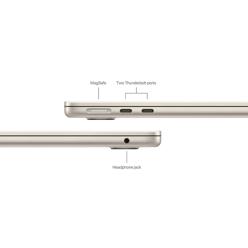 لپ تاپ اپل 13.6 اینچی مدل MacBook Air MRXU3 M3 2024 8GB 512GB LLA
